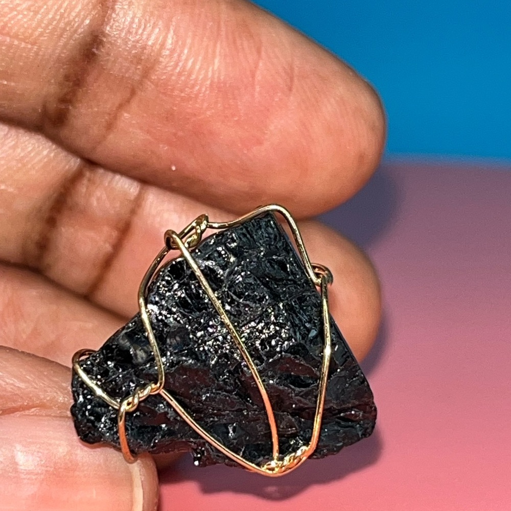 Crystal ring onyx